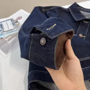 Chaqueta Vaquera Retro de los 90 para Mujer, Estilo Holgado, Ropa Urbana, Forro de Algodón Ecológico - Product Image 5