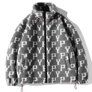 OEM de alta calidad de logotipo personalizado de cremallera completa Sherpa chaqueta de lana personalizada Sherpa chaqueta de lana para Unisex - Product Image 5