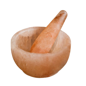 Mortero de sal del Himalaya de calidad superior y artesanía de marfil para el hogar y la cocina del Hotel nueva herramienta de hierbas de especias de sal - Product Image 6