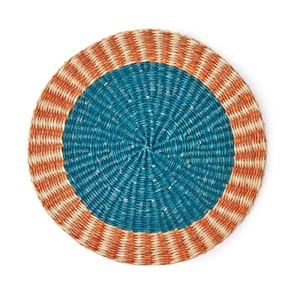 Napperon rond écologique en herbe de mer, napperon Boho en osier pour la cuisine, plaque de chargement tissée à la main pour la décoration de la maison et du Restaurant - Product Image 5