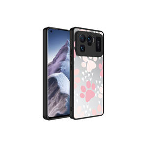 Netzy Brand Premium Glossy <b>Mirror</b> Silicone Case for Xiaomi Mi 11 Ultra Paw Pattern Back Cover Camera Protection Soft TPU - Product Image 1