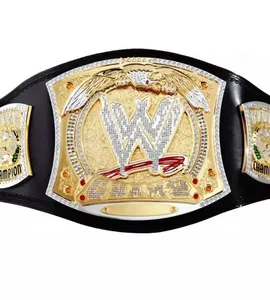 Cinturones de campeonato personalizados Cuero Oro Plata Lucha Libre Boxeo Mma Torneo de artes marciales Premios deportivos - Product Image 4