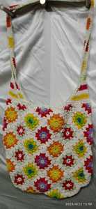 Bolsos y monederos de ganchillo de cordón de algodón de macramé, hechos a medida, muy bonitos y atractivos, ideales para reventa por tiendas de accesorios de moda - Product Image 5