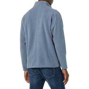 Low MOQ Soft Heavy <b>Thermal</b> Winter Polar <b>Fleece</b> Jacket Stand Collar Zipper Breathable Outdoor Full Zip <b>Fleece</b> Jacket Printed - Product Image 2