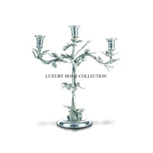 Metallic Gold Polished <b>Candlestick</b> Holder Trending Designing 6 Arms Table Top Home Lightening Candle Holder at Attractive Price - Product Image 4