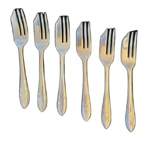 Ensemble de fourchettes en acier inoxydable durable avec finition miroir, parfait pour les événements de restauration, hôtels, couverts disponibles en Inde - Product Image 1