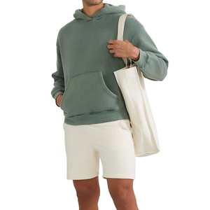 Top-Notch grande taille hommes XL taille sweats à capuche en coton pull lourd à capuche hommes hiver épais polaire plaine Logo personnalisé - Product Image 3