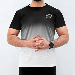 Venta directa de fábrica Heavy Duty Custom Knitted T-Shirts Set Verano Casual Transpirable Diseño Bajo MOQ - Product Image 5