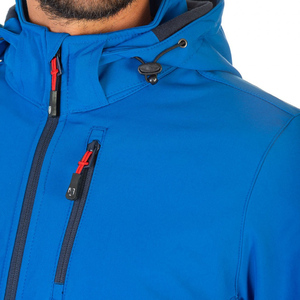 Chaqueta Softshell de invierno personalizable para hombre, transpirable y resistente al viento, ropa de trabajo con cremallera, duradera y de talla grande - Product Image 4