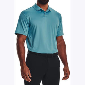 Chemises polo de golf pour hommes, anti-humidité, séchage rapide, respirantes, à manches courtes, vêtements de sport pour l'été, entraînement en plein air et fitness - Product Image 1