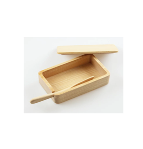 Vaisselle en bois plat à beurre couleur or vaisselle de cuisine couverts ustensiles petit déjeuner table à manger assiette de serveur de beurre - Product Image 6