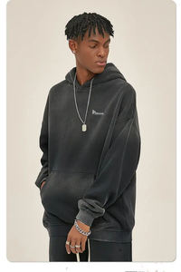 ชุดเสื้อผ้าของผู้ชายผ้าฝ้าย100% ระบายอากาศได้ดีมีซิปมีฮู้ดสำหรับฤดูหนาว - Product Image 4