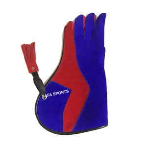 Gant de fauconnerie premium pour le maniement des faucons, des hiboux et des aigles, gant de protection en cuir épais pour l'entraînement des oiseaux - Product Image 3