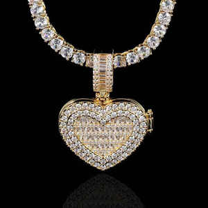 Custom Name VVS Moissanite 3D Pendant Vintage Style 925 <b>Silver</b> with Iced Out Hip Hop Design for <b>Men</b> - Product Image 5