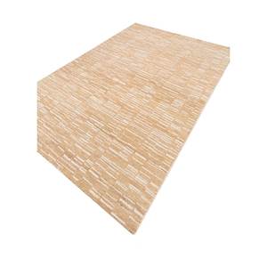 พรมขนสัตว์ถักมือ Aprezo สีเบจและสีน้ำตาล ลายเรขาคณิต สำหรับห้องนั่งเล่น ห้องโถง ทางเข้าบ้าน-สำหรับวัยรุ่น SIWL-12 - Product Image 2