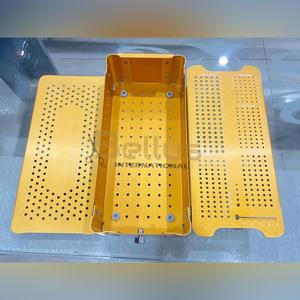 Contenedor de esterilización para tornillos corticales AO veterinarios, caja manual de acero inoxidable reutilizable para instrumental quirúrgico e implantes. - Product Image 2