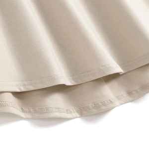 Vente en gros de t-shirts en coton pour femmes, robe surdimensionnée avec logo personnalisé, vêtements décontractés pour femmes, t-shirts pour femmes - Product Image 4