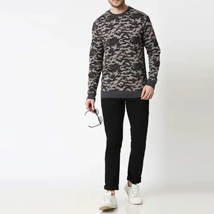 Autumn Unisex Premium Quality Breathable Cotton Blended Sweatshirt Made Pakistan <b>Camouflage</b> Print UV Protection Digital Printing - Product Image 5