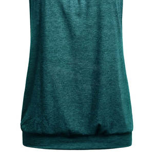 Camiseta sin mangas ligera y cómoda para mujer con logotipo Camiseta sin mangas deportiva personalizada para mujer Camiseta sin mangas de talla grande lavable a máquina - Product Image 6