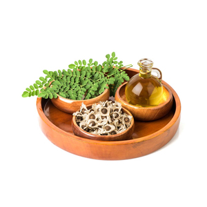 Fabricante al por mayor 100% aceite de semilla de Moringa orgánico natural puro aceite de portador prensado en frío a granel para el cabello - Product Image 2