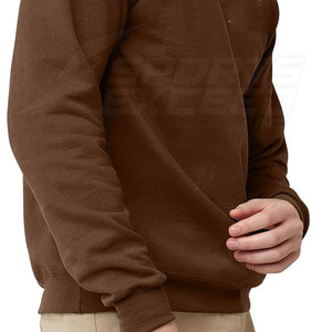 Meilleures ventes de sweatshirts à col rond pour hommes de haute qualité couleur unie vêtements décontractés légers hommes sweatshirts - Product Image 6
