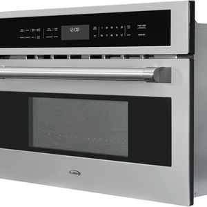 PRÊT À EXPÉDIER Four à micro-ondes encastrable avec four à convection et friteuse à air, puissance de 1000 W avec 10 niveaux, capacité en acier inoxydable. - Product Image 1
