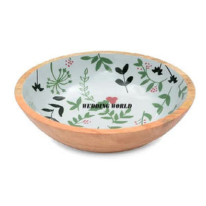 Dernière Collection Classique Élégant Bol à Chocolat en Bois Fait à la Main Top Vente Designer Bol en Bois pour Doux pour Chocolats Bonbons - Product Image 4