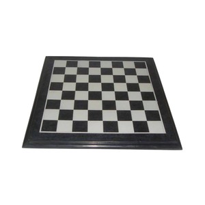 Black and White Marble <b>Chess</b> <b>Board</b> with Elegant Look <b>Chess</b> <b>Game</b> Table Top - Product Image 1