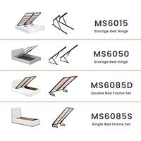 MS2015 FSH Functional Fold Away Einzel arbeits platte Tisch bett 90 cm x 190 cm Premium Space Saver Faltbares Rise WallBed Made in Turkey