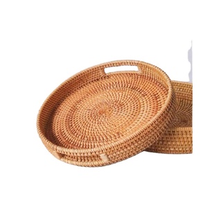 Vietnam Rattan Tray for Coffee Table and Kitchen Decoration - Product Image 6
