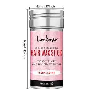 Cire coiffante bio professionnelle pour femmes, tenue forte, anti-frisottis, pommade pour lisser les cheveux cassés, type crème - Product Image 4