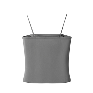 เสื้อกล้ามแขนกุดเข้ารูปผ้าสแปนเด็กซ์ผ้าคอตตอน95สำหรับผู้หญิงใส่ในฤดูร้อน - Product Image 6