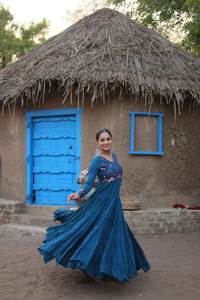 Kurtis bordados de algodón puro para mujer de la mejor calidad, última llegada, Ropa Étnica, conjuntos Kurti, ropa musulmana tradicional - Product Image 3