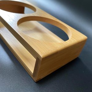 ชุดกล่องใส่เครื่องเทศและเกลือแบบพับได้ ทำจากไม้ เป็นมิตรกับสิ่งแวดล้อม 2 ชิ้น ใช้งานง่ายบนเคาน์เตอร์ สำหรับใส่เครื่องปรุงรสที่คุณชื่นชอบ - Product Image 2