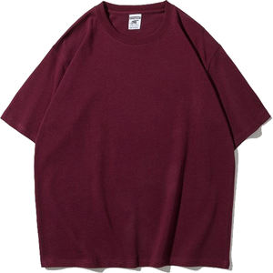 Vente en gros T-shirt pour homme unisexe imprimé de logo personnalisé uni vintage surdimensionné T-shirt à manches courtes vierge imprimé de couleur unie - Product Image 3