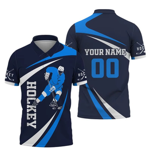 เสื้อฮอกกี้น้ำแข็งสำหรับผู้ชายเสื้อเจอร์ซีย์พิมพ์ลายซับลิเมชันงานตามสั่งเสื้อเจอร์ซีย์สำหรับฝึกซ้อมกีฬาฮอกกี้น้ำแข็ง100% โพลีเอสเตอร์แห้งเร็วแบบพรีเมียม - Product Image 6