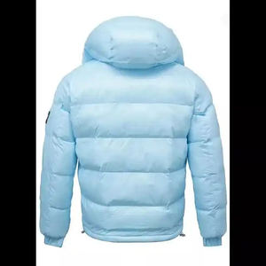 Chaqueta de Invierno para Hombre, Acolchada, Impermeable, con Capucha, Cuello Alto, Diseño de Color Sólido, Alta Calidad, Venta al Por Mayor - Product Image 6