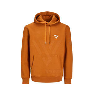 Sweats à capuche personnalisés faciles à la mode pour hommes 100% coton vêtements de sport dernière conception technique de teinture unie pour la saison d'hiver motif solide - Product Image 1