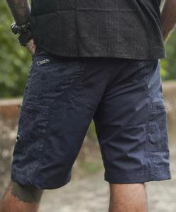 กางเกงขาสั้นผู้ชายเอวสูงเอวยางยืดระบายอากาศได้ดีเป็นมิตรกับสิ่งแวดล้อมกางเกงขาสั้นกางเกงยีนส์ขายาวปรับขนาดได้ - Product Image 4