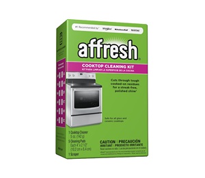 Kit de nettoyage pour plaques de cuisson Affresh, nettoyant 5 oz, 5 tampons et grattoir pour plaques de cuisson en verre et en céramique - Product Image 1