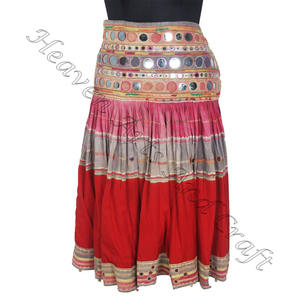 Jupe Vintage Banjara Ethnique Miroir Fait Main Costume Belle Jupe Kutchi Vintage Rare Art Fait Main Jupes Femme Cadeau Fo Her - Product Image 2