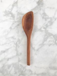 Ensemble de 3 cuillères pour bébé en bois d'acacia véritable faites à la main, ustensiles uniques antibactériens, polissage miroir, fabriquées en Inde - Product Image 2