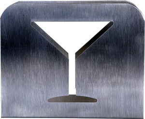 Porta servilletas moderno con diseño de ranura vertical, base estable, estilo que ahorra espacio, ideal para bares, cafeterías, restaurantes y hogares - Product Image 2