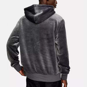 Nouvelle mode de sweat à capuche en velours d'usine OEM de sweats à capuche en velours de haute qualité pour hommes nouveau dernier design - Product Image 4