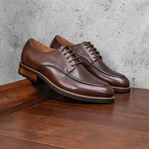 Chaussures habillées en cuir artisanal de qualité supérieure pour hommes, en cuir de vachette, style Oxford classique, pour usage professionnel et travail. - Product Image 5