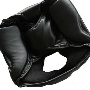 Profesional personalizado diseño casco cuero ENTRENAMIENTO BOXEO cabeza guardia precio al por mayor - Product Image 2