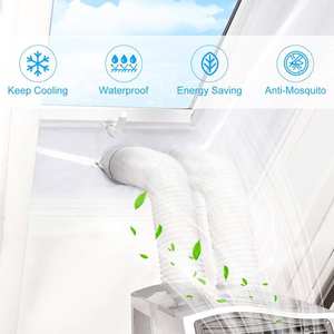 Kit d'étanchéité universel pour fenêtre, 6 mètres de long, pour climatiseurs portables sans unités externes - Product Image 4
