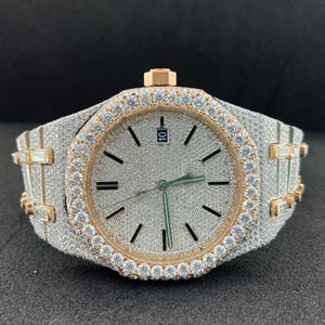 Starspire Montre de luxe personnalisée à succès, sertie de diamants Moissanite VVS, qualité supérieure, neuve, pour hommes, prix de gros - Product Image 6