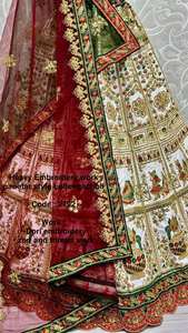 Lehenga choli ผ้าหนาปักสไตล์ panetar - Product Image 4