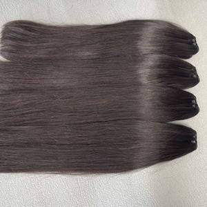 Venta vendedores al por mayor de cabello crudo de color natural paquetes de pelo liso vietnamita gran stock Envío Mundial - Product Image 2